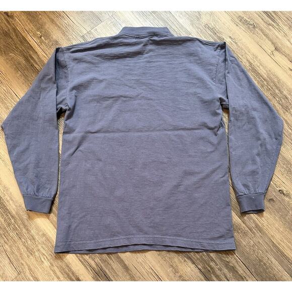 Vtg Princess Cruise Shirt Adult Medium Blue South America Penguin Long Sleeve - Picture 6 of 6